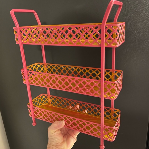 Pink and Gold 3-Tier Metal Counter Top Storage Organizer - Picture 11 of 16
